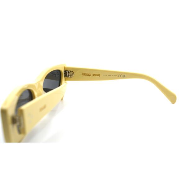 NEW CELINE CL40245U 39A YELLOW GREY WOMEN'S SUNGLASSES - Picture 7 of 10